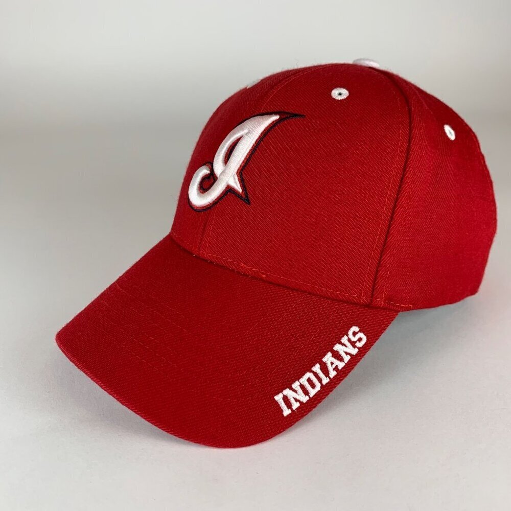 Cleveland Indians MLB Vintage Red Twins Enterprise MVP Adjustable Hat